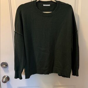 Staccato Dark Green Crew Neck Sweater